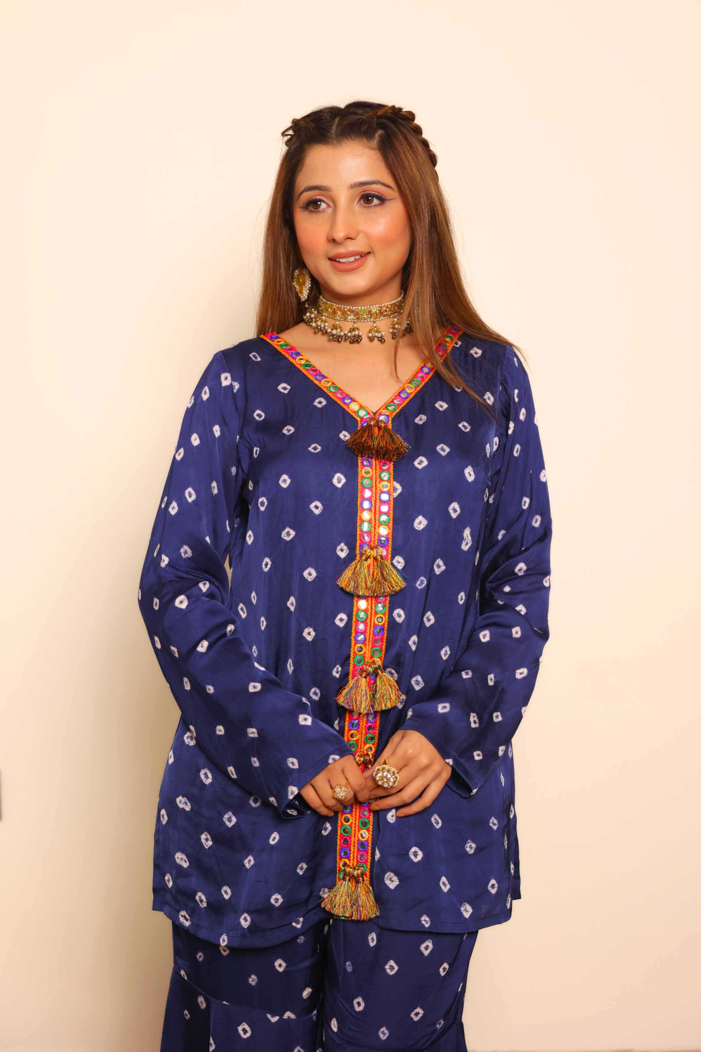 Bandhini Boho Sharara