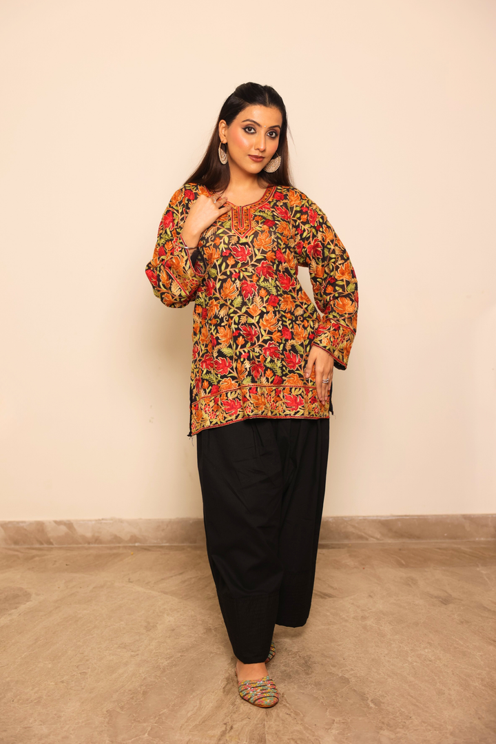 Kashmiri Kurta with Farshi Salwar